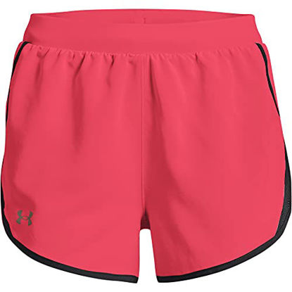 Picture of Under Armour Women's Fly By 2.0 Running Shorts , Brilliance (819)/Jet Gray , XX-Large