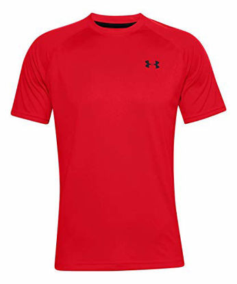 Picture of Under Armour Men's UA Tech 2.0 T-Shirt (Red/Red/Black, Small)
