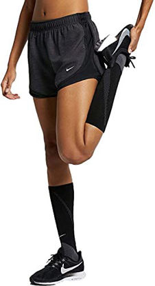 Picture of Nike Dry Women's Tempo Dri-Fit Running Shorts (Heather Black/Black, X-Large)