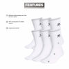 Picture of adidas Originals unisex-adult Trefoil Crew Socks (6-Pair), White, X-Large
