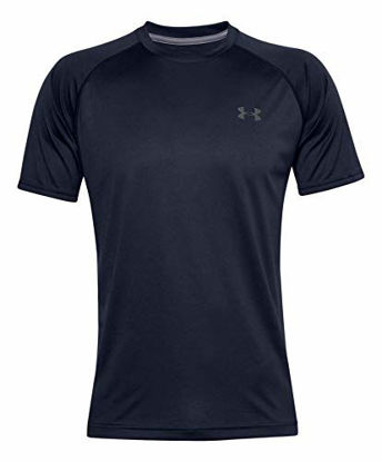 Picture of Under Armour Men's UA Tech 2.0 T-Shirt (Navy/Gray/Gray, Medium)