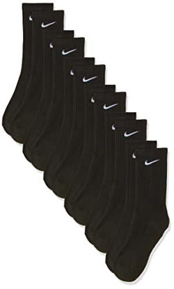 Picture of Nike Everyday Cushion Crew Socks, Unisex , Black/White, L (Pack of 6 Pairs )