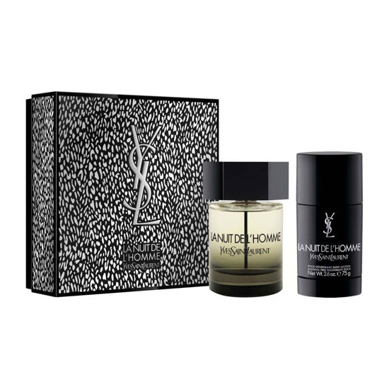GetUSCart- Yves Saint Laurent La Nuit De LHomme Men 2 Pc Gift Set 3.3oz EDT  Spray, 2.6oz Deodorant Stick,3.3