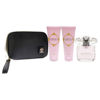 Picture of Versace Versace Bright Crystal Women 3oz EDT Spray, 3.4oz Shower Gel, 3.4oz Body Lotion, Bag 4 Pc Gift Set