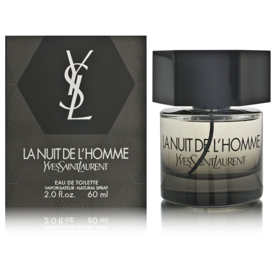 GetUSCart- Yves Saint Laurent L'Homme La Nuit De L'Homme Eau de Toilette  Spray for Men, 2.0 Ounce