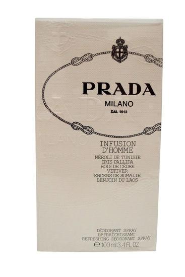 GetUSCart- PRADA INFUSION D'HOMME by Prada for MEN: DEODORANT SPRAY 3.4 OZ
