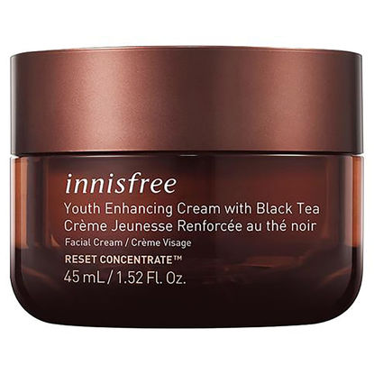 Picture of innisfree Youth Enhancing Cream with Black Tea Hyaluronic Acid Face Moisturizer