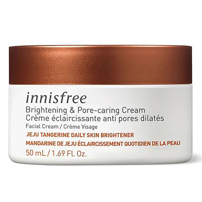 Picture of innisfree Tangerine Brightening & Pore Caring Cream Face Moisturizer, 1.69 Fl Oz (Pack of 1)