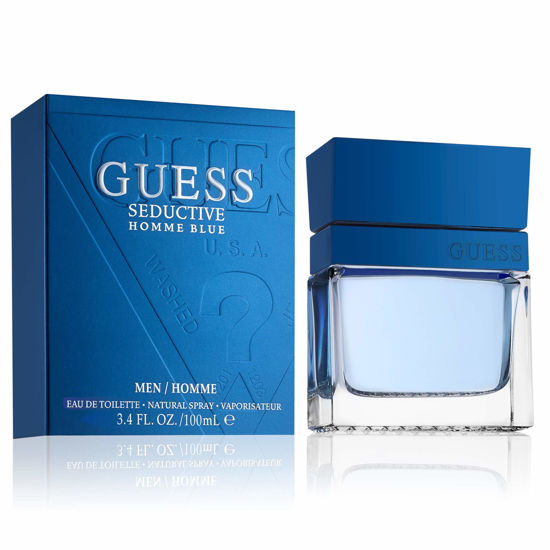 GetUSCart- GUESS Fragrance Seductive Homme Blue Eau De Toilette Spray for  Men, 3.4 fluid_ounces