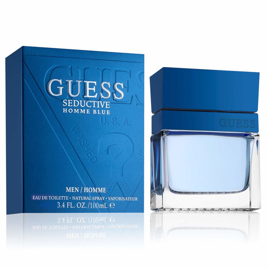 Picture of GUESS Fragrance Seductive Homme Blue Eau De Toilette Spray for Men, 3.4 fluid_ounces