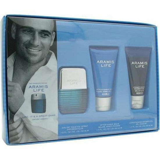 Picture of Aramis Life By Aramis For Men. Set-edt Spray 1 oz & Aftershave Balm 1.7 oz & Shower Gel 1.7 oz