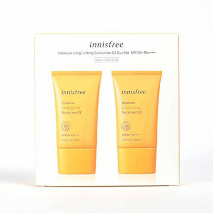 Picture of innisfree Intensive Long-Lasting Sunscreen EX Duo Set SPF50+ PA++++ [ 1.69Fl. Oz. / 50ml] X 2EA