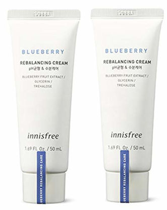 Picture of innisfree.blue berry rebalancing skin care/skin/lotion/cream/cleanser/sun cream (Blueberry Rebalancing Cream (50ml)(1+1))