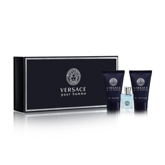 GetUSCart- Versace Pour Homme for Men, 3 Piece Mini Gift Set