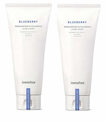 Picture of innisfree.blue berry rebalancing skin care/skin/lotion/cream/cleanser/sun cream (Blueberry Rebalancing 5.5 Cleanser (100ml)(1+1))