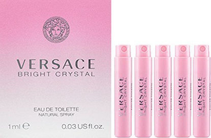 Picture of 5 Versace Bright Crystal EDT Spray Sample Women Vial 1 Ml/0.03 oz each