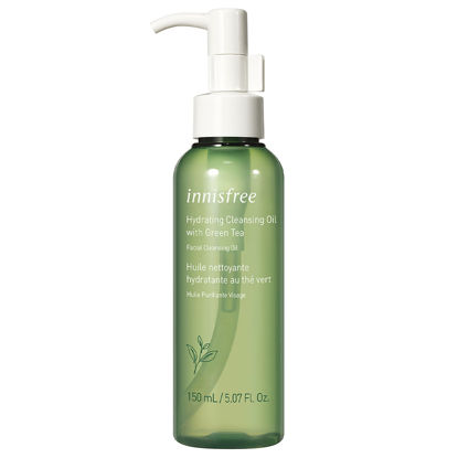 Picture of innisfree Green Tea Hydrating Cleansing Oil Face Cleanser Makeup Remover, 5.07 Fl Oz (Pack of 1)