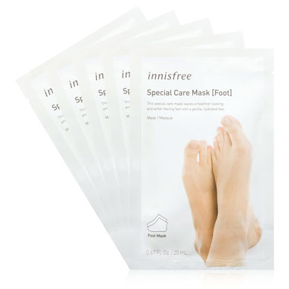 Picture of innisfree Special Care Mask Foot Sheet Masks, 5 Count (Pack of 1)
