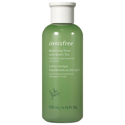 Picture of innisfree Green Tea Moisture Balancing Toner Hydrating Face Treatment, 6.76 Fl Oz (Pack of 1)