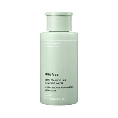 Picture of innisfree Green Tea Hydrating Micellar Cleansing Water: Antioxidant, Amino Acid Rich, Hydration, Lifts away Makeup and Sunscreen