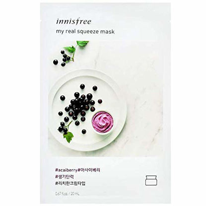 Picture of innisfree It's real squeeze mask (10 pack, Acai Berry)