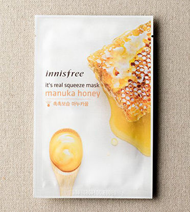 Picture of innisfree It's real squeeze mask (10 pack, Manuka Honey) 0.67 fl oz