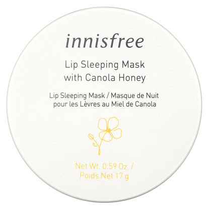 Picture of innisfree Canola Honey Lip Sleeping Mask Overnight Balm Moisturizer, 0.59 Ounce (Pack of 1)