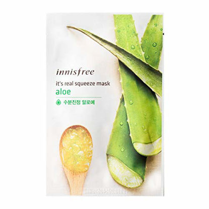 Picture of innisfree It's real squeeze mask (10 pack, Aloe)