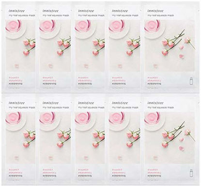 Picture of innisfree It's real squeeze mask (10 pack, Rose)