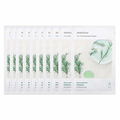 Picture of innisfree It's real squeeze mask (10 pack, Tea Tree)
