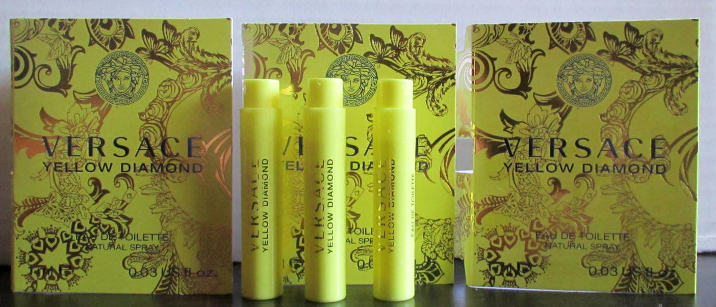 GetUSCart- VERSACE Yellow Diamond Eau de Toilette Samples (3 vials)