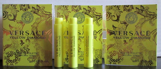 GetUSCart VERSACE Yellow Diamond Eau de Toilette Samples 3 vials
