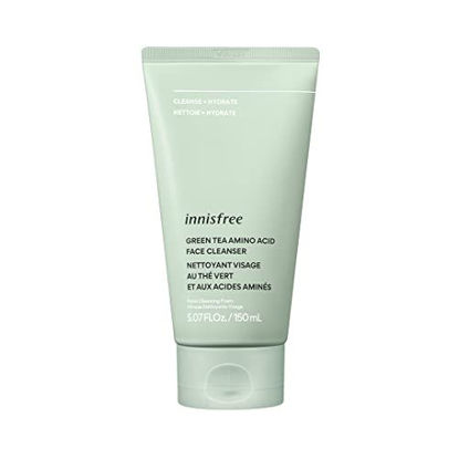 Picture of innisfree Green Tea Hyaluronic Acid Face Cleanser: Antioxidant, Amino Acid Rich, Hydration, Non-Stripping Foam