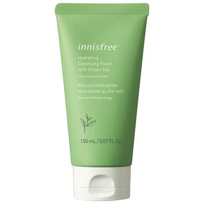 Picture of innisfree Green Tea Hydrating Cleansing Foam Creamy Face Cleanser