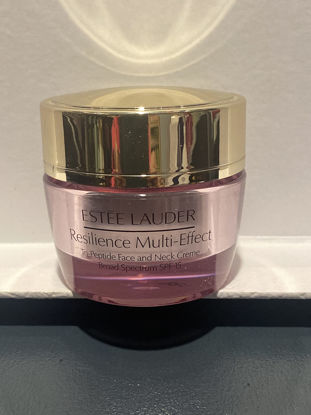 Picture of Estee Lauder Resilience Multi-Effect Tri-Peptide Face and Neck Creme, 0.5 oz / 15ml, Travel Size Unboxed