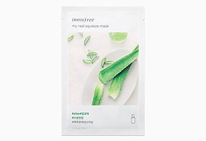 Picture of [5Pcs] Innisfree My Real Squeeze Mask Sheet, Choose Type - 5 Pack (#aloe)