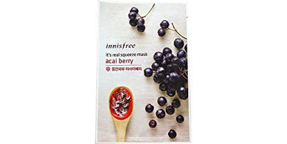Picture of Innisfree It's Real Squeeze Mask Sheet, Black Berry, 1 Ounce