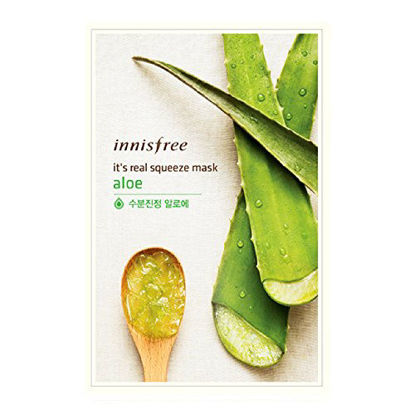 Picture of Innisfree It's Real Squeeze Mask Sheet, Aloe, 1 Ounce