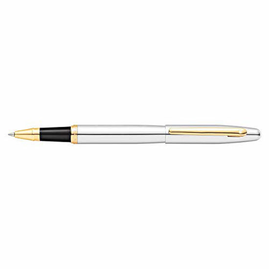 Picture of Sheaffer VFM Chrome Rollerball Pen with Gold Tone Appointments
