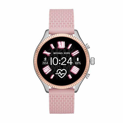 Picture of Michael Kors Women's Lexington 2 Silicone Touchscreen Smartwatch , Color: Pink (Model: MKT5112)