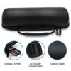 Picture of JBL Charge 5 Waterproof Portable Speaker with Built-in Powerbank and gSport Carbon Fiber Case (Black)