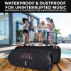 Picture of JBL Charge 5 Portable Waterproof Wireless Bluetooth Speaker Bundle with Boomph Portable Hard Carrying Protective Case - Black