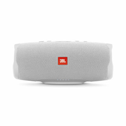 Picture of JBL Charge 4 Waterproof Portable Bluetooth Speaker- White (Renewed)