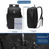 Picture of OZUKO Double Anti-Theft Laptop Computer Backpack,Water Resistant Travel Rucksack