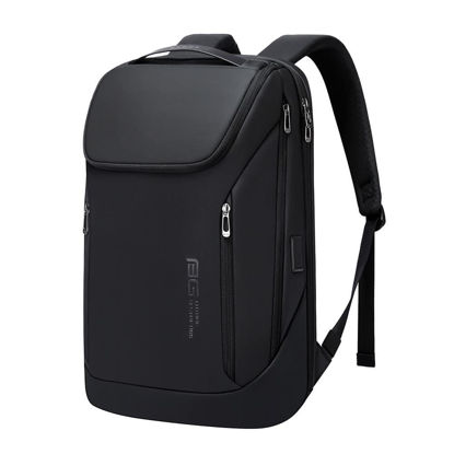 Picture of OZUKO Waterproof Business Laptop Backpack Fit 15.6 Inch Computer Bag with USB Charging Port, Multi-function Travel Casual Daypack (Black)