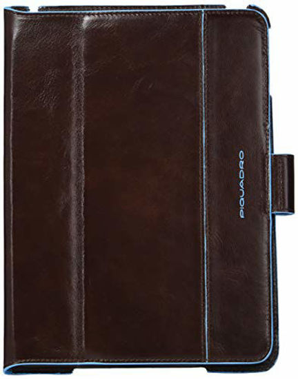 Picture of Piquadro Ipadair2 Stand Up Leather Case with Automatic Sleep/Wake Function, Black, One Size
