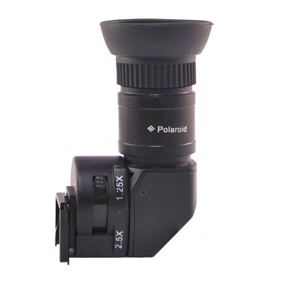 Picture of Polaroid 1X-2.5X Right Angle Viewfinder for Canon EOS, Nikon, Olympus, Panasonic, Sony, & Pentax Digital SLR Cameras