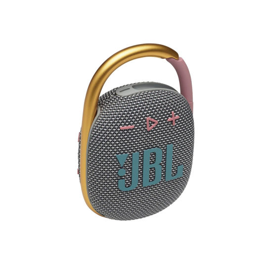 GetUSCart- JBL Clip 4 - Portable Mini Bluetooth Speaker, big audio and  punchy bass, integrated carabiner, IP67 waterproof and dustproof, 10 hours  of playtime, speaker for home, outdoor and travel - (Gray)