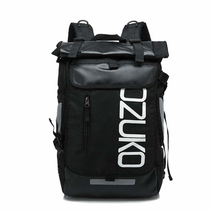 Picture of OZUKO Unisex School Rucksack Backpacks Casual Schoolbag,Water Resistant College School Computer Bag for Women & Men (Black)