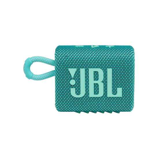 Picture of JBL Go 3: Portable Speaker with Bluetooth, Builtin Battery, Waterproof and Dustproof Feature Teal JBLGO3TEALAM